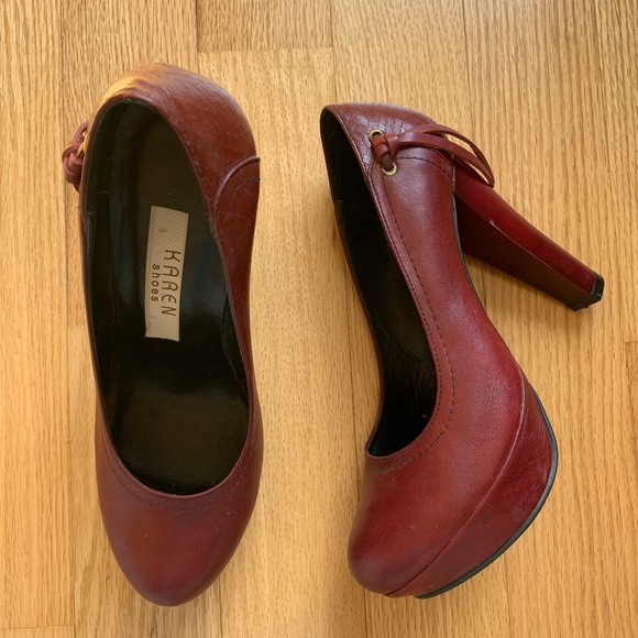 They are new burgundy shoes, never worn! - Picture 4 of 5